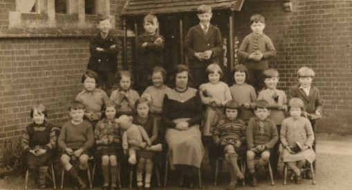 Mrs Riches, when Mrs Minns was headmistress (photo.courtesy of Tim & Steve Harvey)